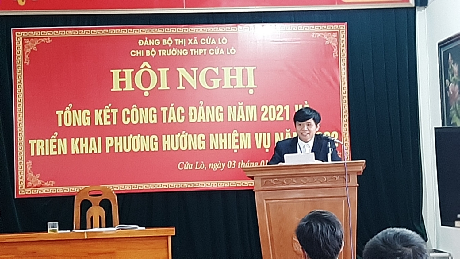 Dong chi bi thu Nguyen Hong Hai phat bieu ý kien